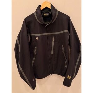 Mountain Hardwear Mens Black Lightweight Outdoor Jacket Size L